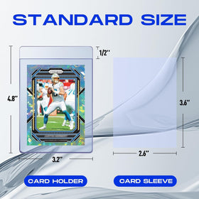 BEBRINI 200ct soft sleeves shield cards from dust and scratches.