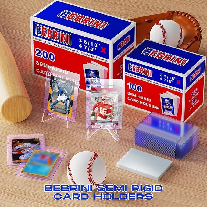 BEBRINI dust and UV protection helps preserve card quality.