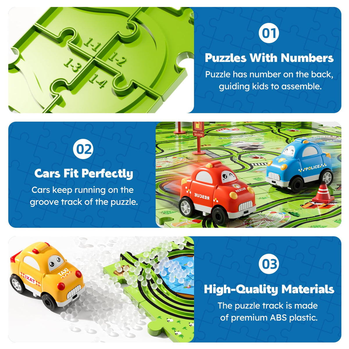 Beby Buty smooth edges prevent rough grips during assembly