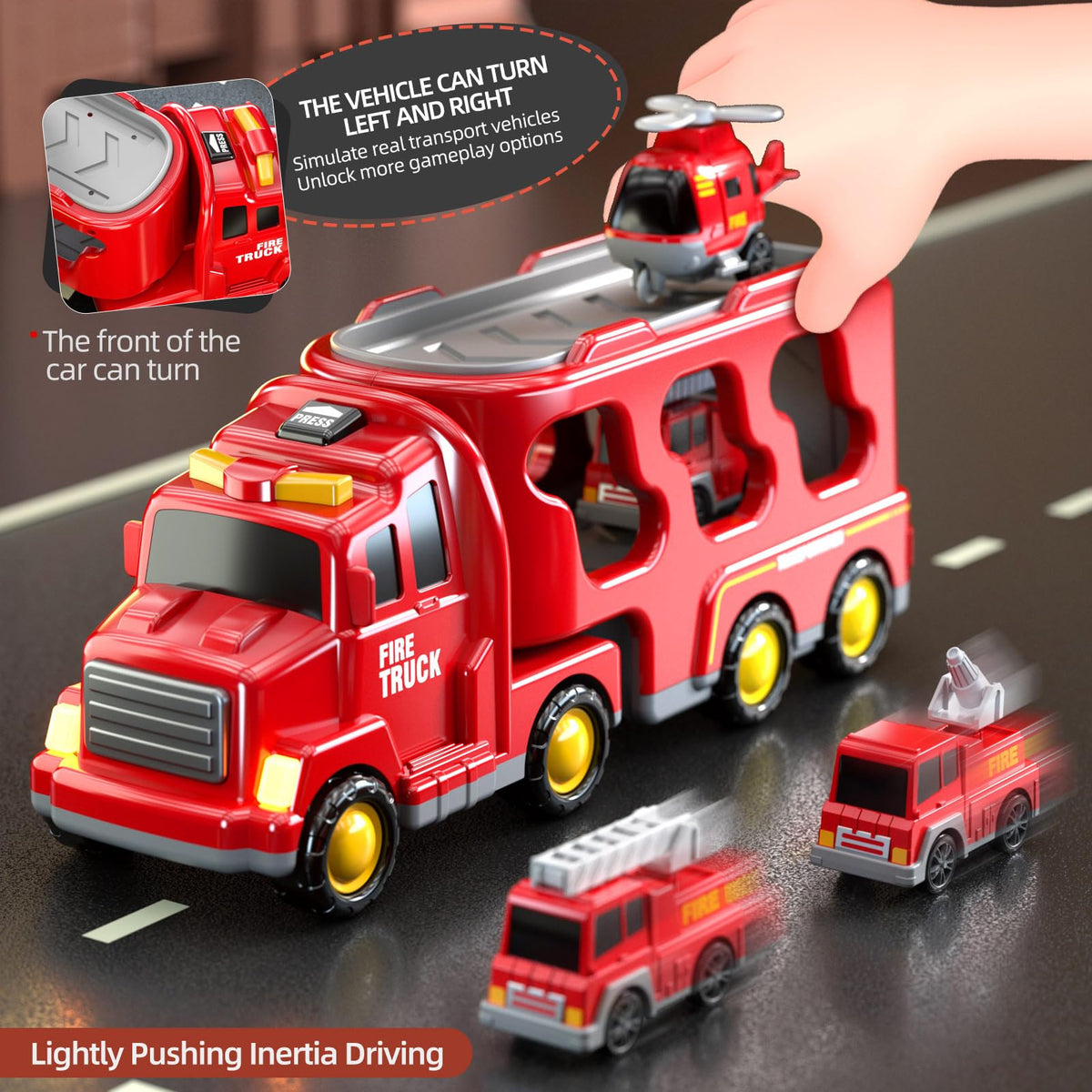 Beby Buty sprinkler truck enabling water-themed pretend play and problem solving