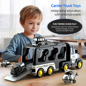 Beby Buty transport truck tailgate open illustrates sorting and vehicle interaction