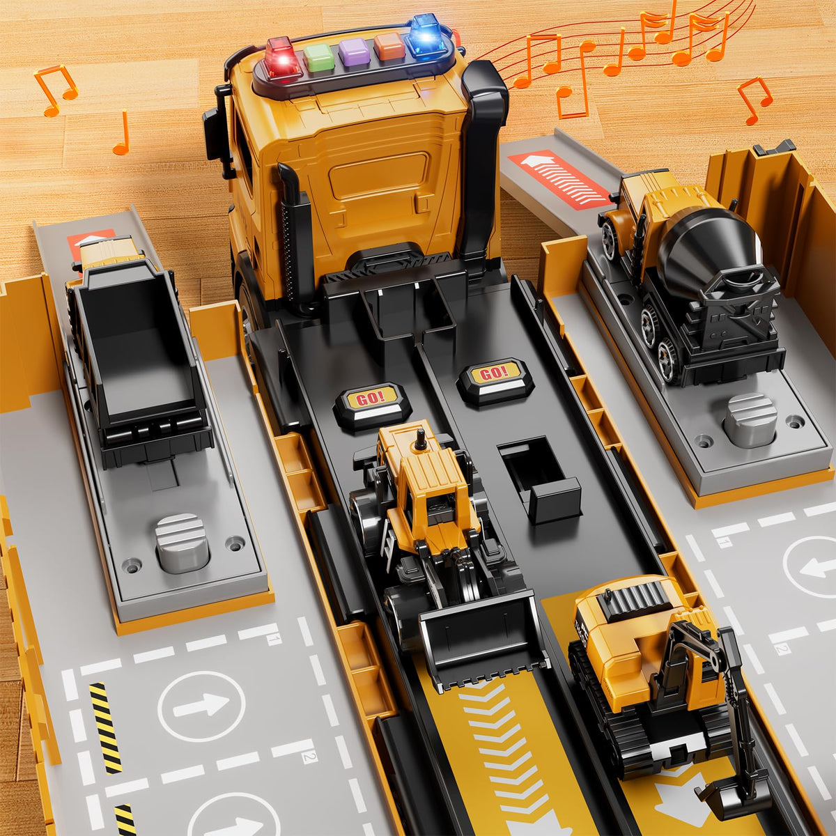 Beby Buty bulldozer and excavator detailed parts promote fine motor skills