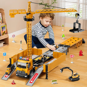 Beby Buty cement mixer and dump truck side view sparks storytelling