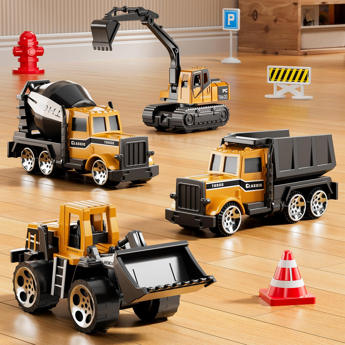 Beby Buty engineering truck push-pull function inspires interactive play and parking