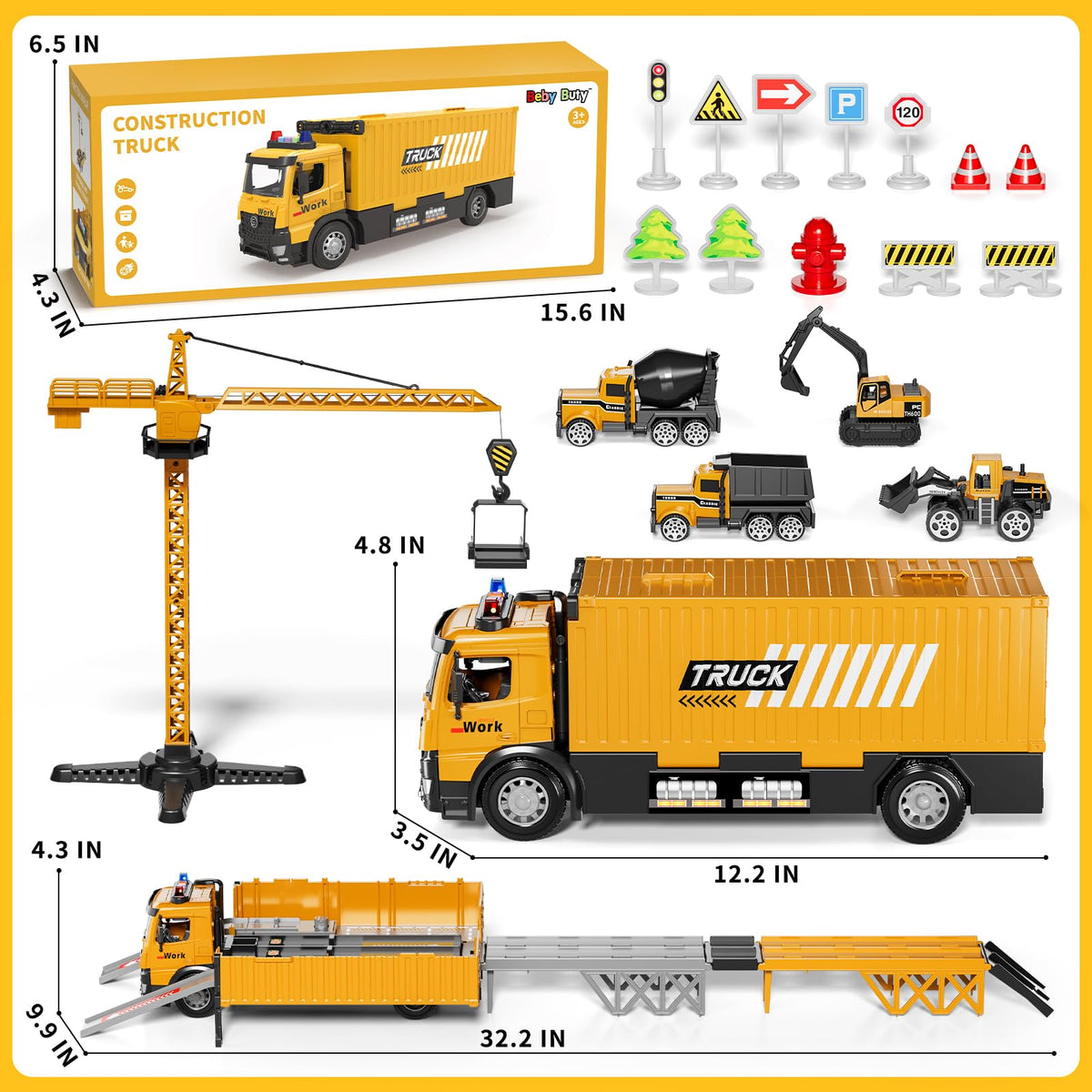 Beby Buty road signs and barriers kit enhances organized play