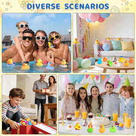 Bright colors and random styles spark imagination and play