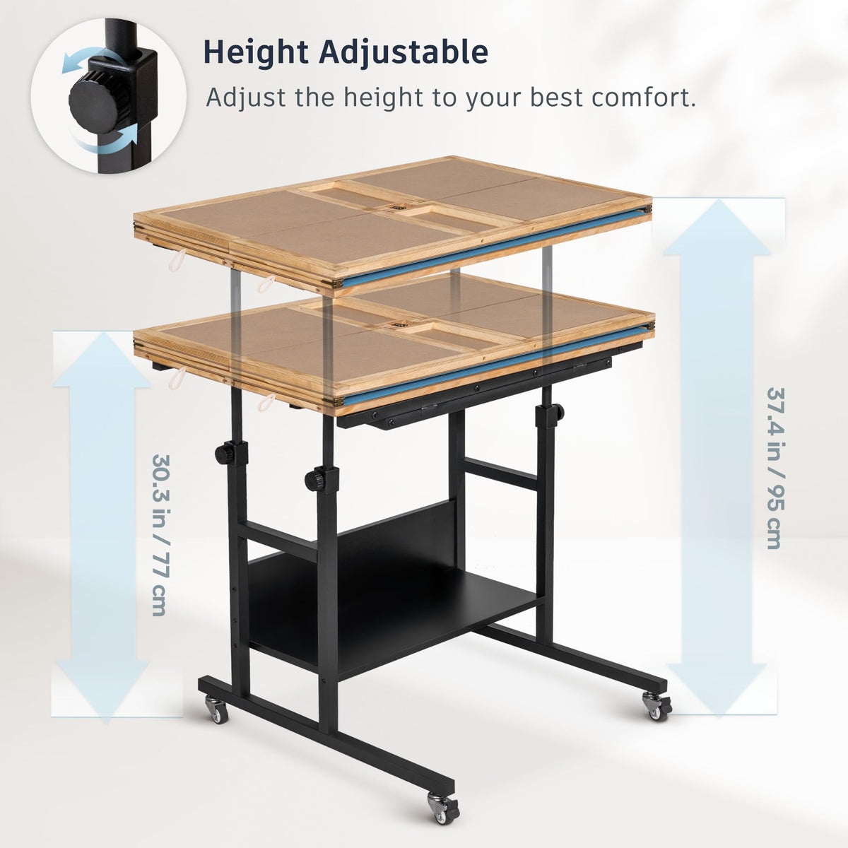 Becko US eight-color drawers organize puzzle pieces by color or category.