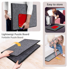Becko US lightweight board is easy to carry for on-the-go puzzle fun