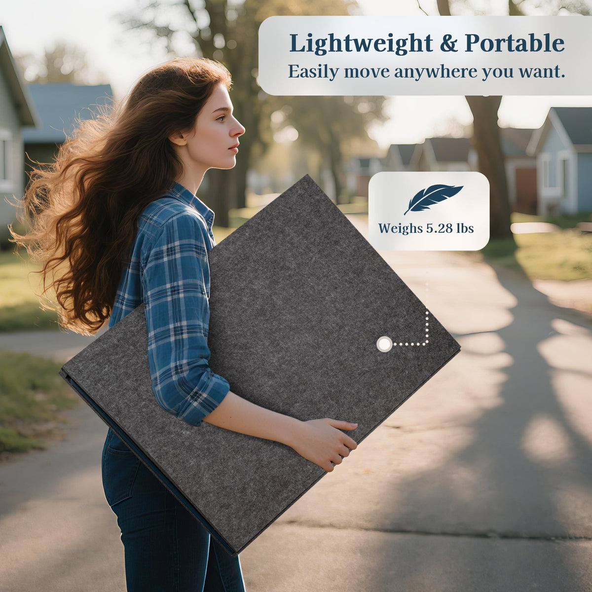 Becko US lightweight kit stores under a couch or bed to save space