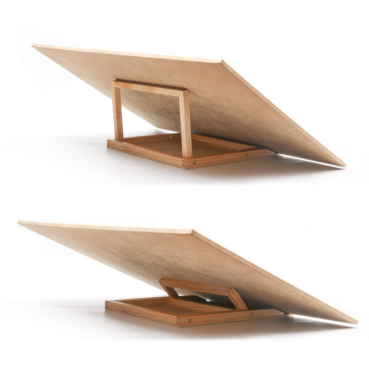 Becko US pinewood bracket in natural burlywood color adds durable support