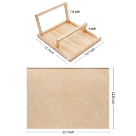 Becko US puzzle board angled setup supports comfortable viewing during long sessions