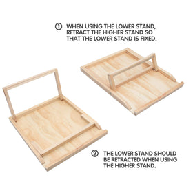 Becko US puzzle board surface in soft flannelette minimizes slipping