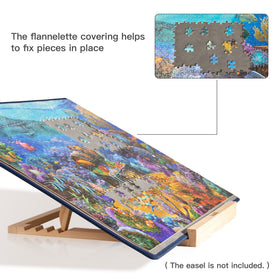 Becko US puzzle board flat workspace enabling comfortable, non-hunched puzzle building