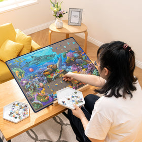 Becko US puzzle board non-slip base keeps pieces in place during use