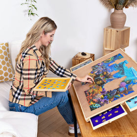 Becko US built-in easel for adjustable viewing angles during puzzling sessions.
