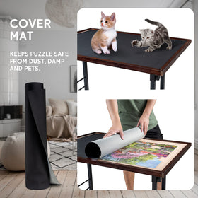 Becko US table with four casters shows easy mobility and stability.