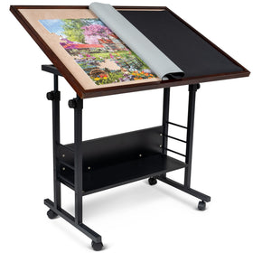 Becko US tilting puzzle table top with adjustable angles for comfortable puzzling.