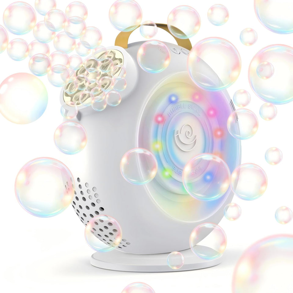 BEDAIL Bubble Machine with optimized outlet design delivering strong bubble output for gatherings.