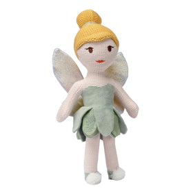 Bedtime Originals Tinker Bell dressed in minky fabric with organza trim.