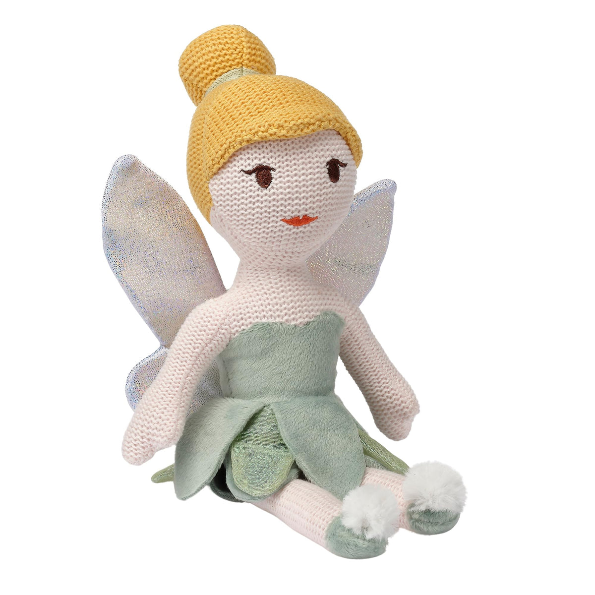 Bedtime Originals Tinker Bell features iridescent wings for magical scenes.