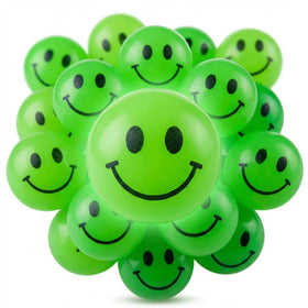 Bedwina 144-pack glow bouncy balls in bright neon colors, ideal for party favors.