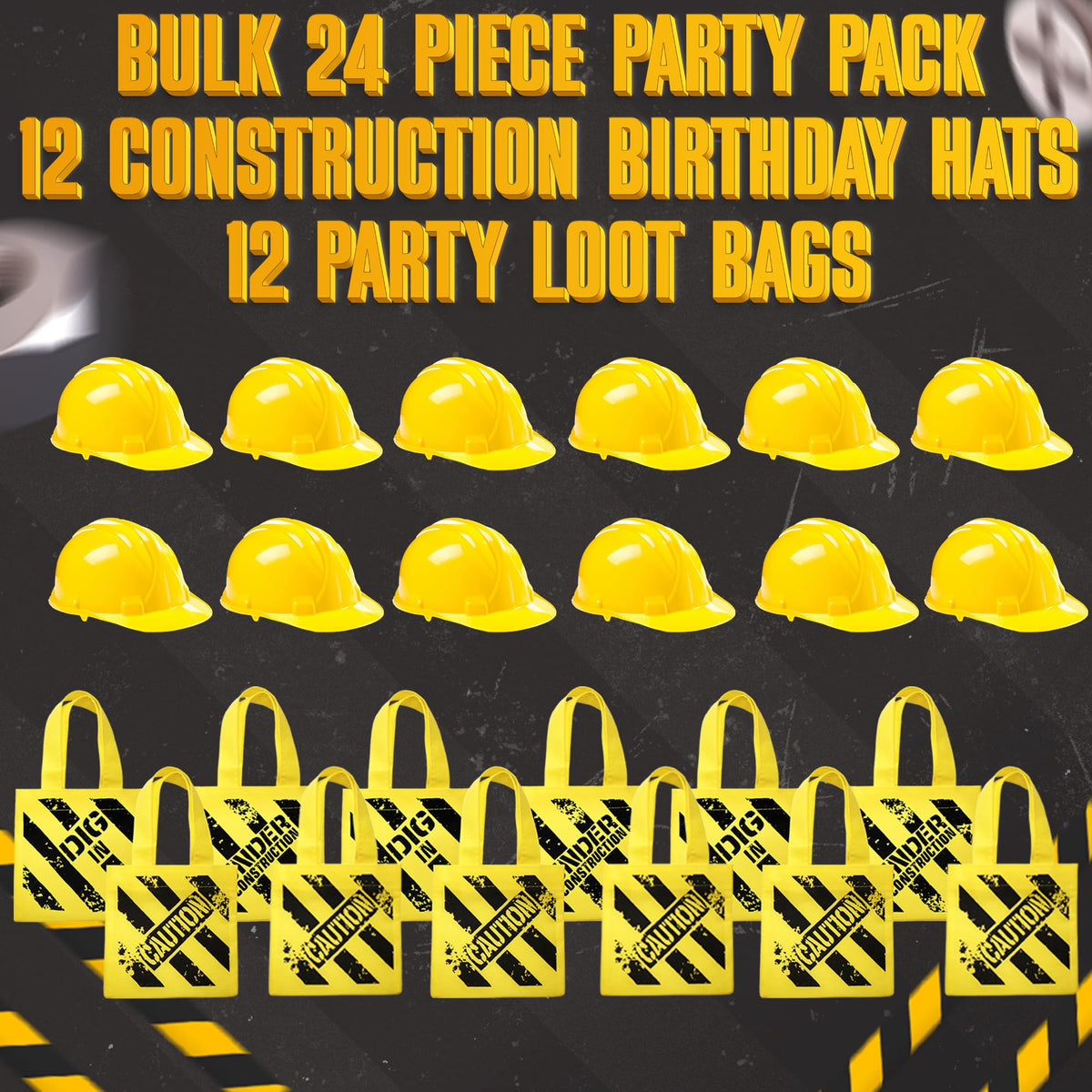Bedwina 24-piece party pack display with all pieces