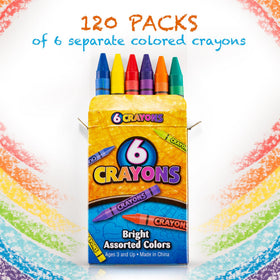 Bedwina 720 crayons total for unlimited coloring fun at home or on the go.