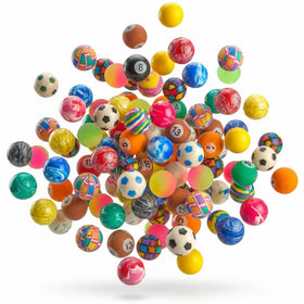 Bedwina bulk 250-pack bouncy balls for party favors and prizes.
