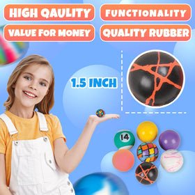 Bedwina colorful variety bouncy balls inspire creative play and quick rewards.