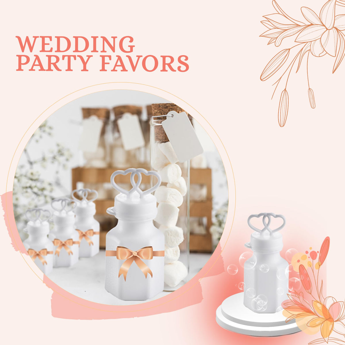 Bedwina kid-friendly bubbles make playful favors for guests of all ages.