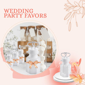 Bedwina kid-friendly bubbles make playful favors for guests of all ages.
