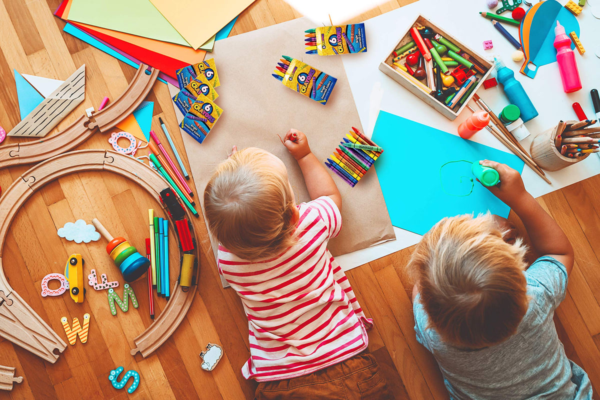 Bedwina 6-pack color variety sparks imagination for kids.