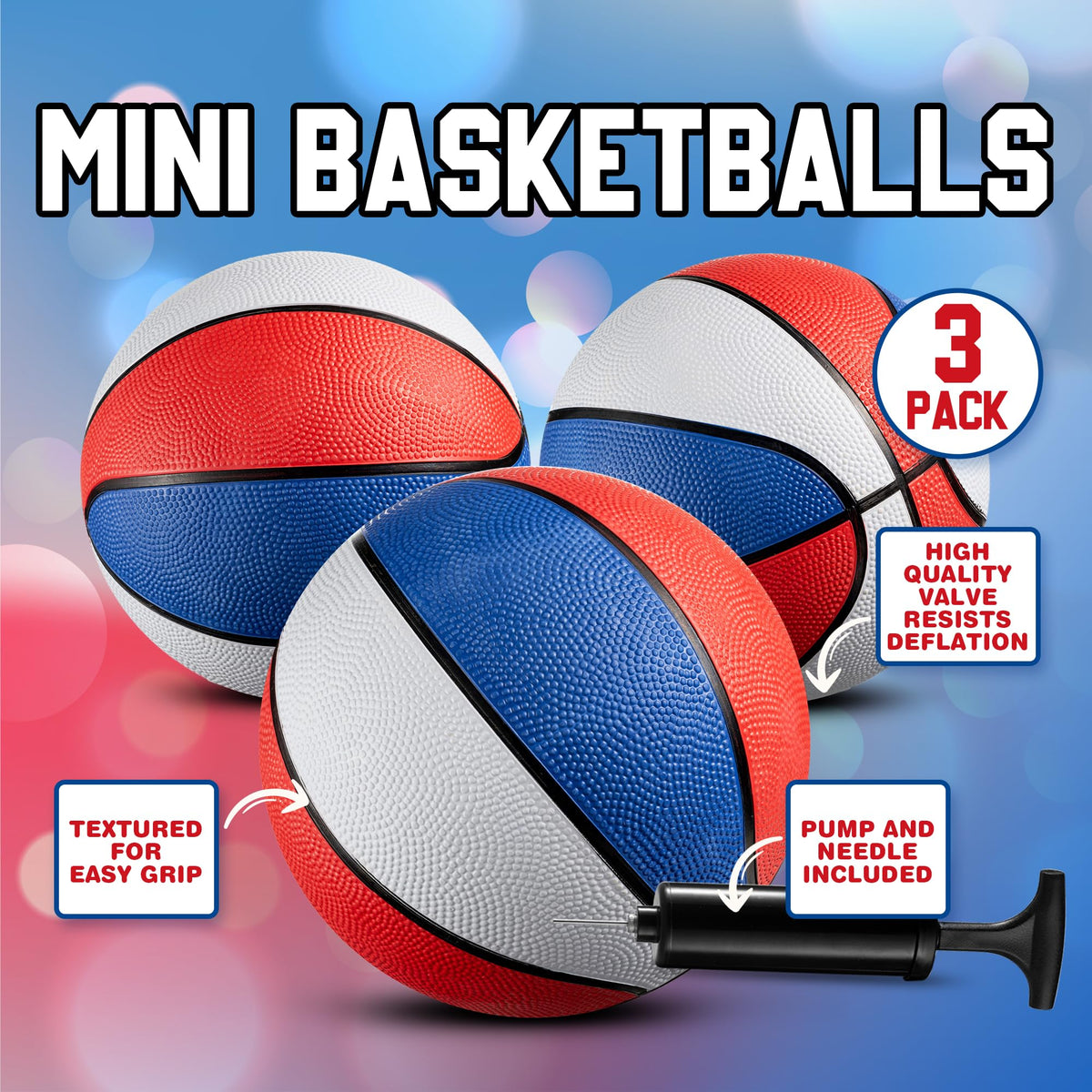 Bedwina mini basketball close-up grip texture enhances control during casual games.