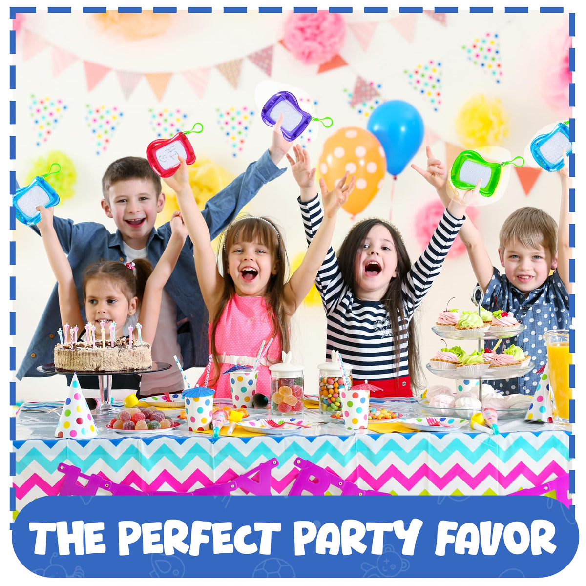 Bedwina party favor mini boards ideal for birthdays and events.