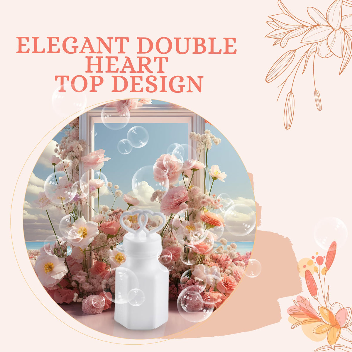 Bedwina portable bubbles are easy to share with guests during the ceremony.