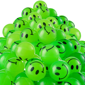 Bedwina neon balls are easy to spot in low light for outdoor play.