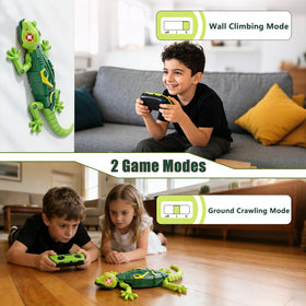 BEEBOY remote control action showing 360° spins and wall climbing fun