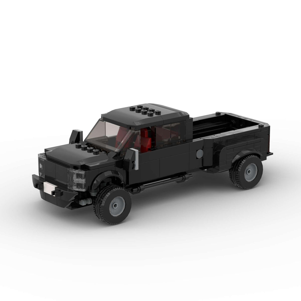 BeeEtMoc Truck MOC Racing Car front view for display and play.