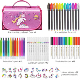 Beefunni scented glitter gel pens 9 colors add sparkle to projects