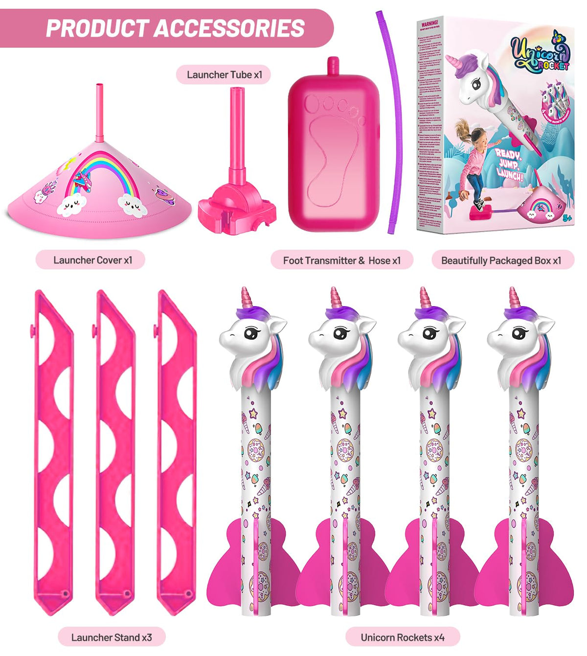 Beefunni Unicorn Rocket Launcher made with safe silicone and PVC materials