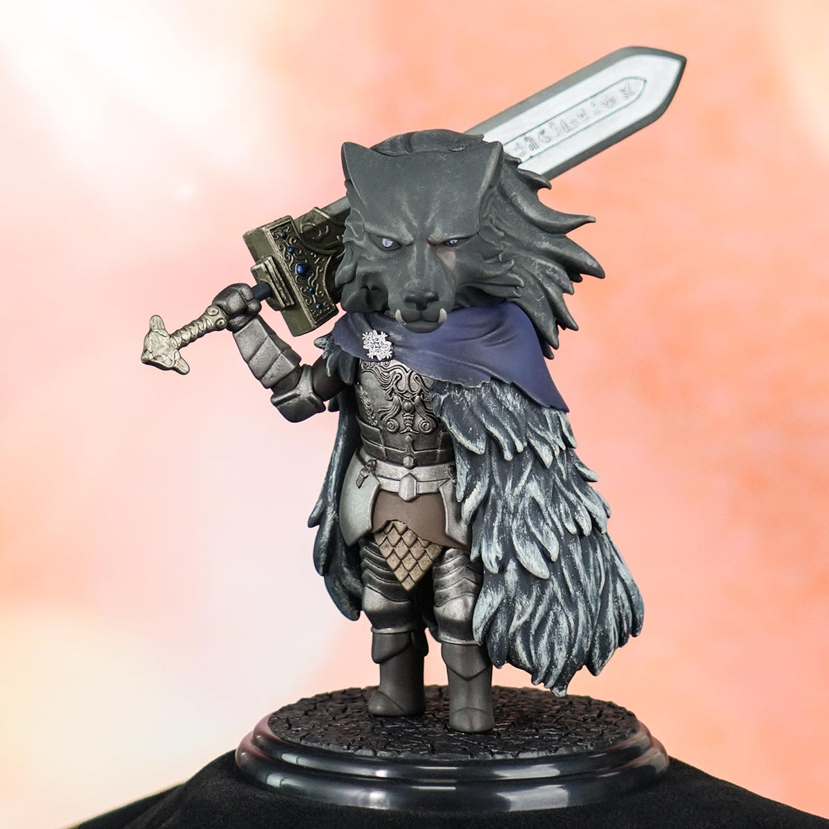 BEEMAI Firelink ELDRing Series-1 figure on a car dashboard for style.