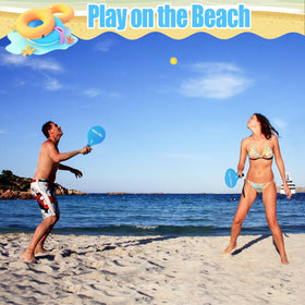 Beeplove drawstring bag keeps paddles and balls organized