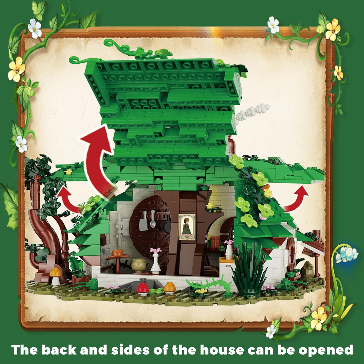 BeepZipp Exquisite cottage serves as a striking centerpiece for fantasy collections.