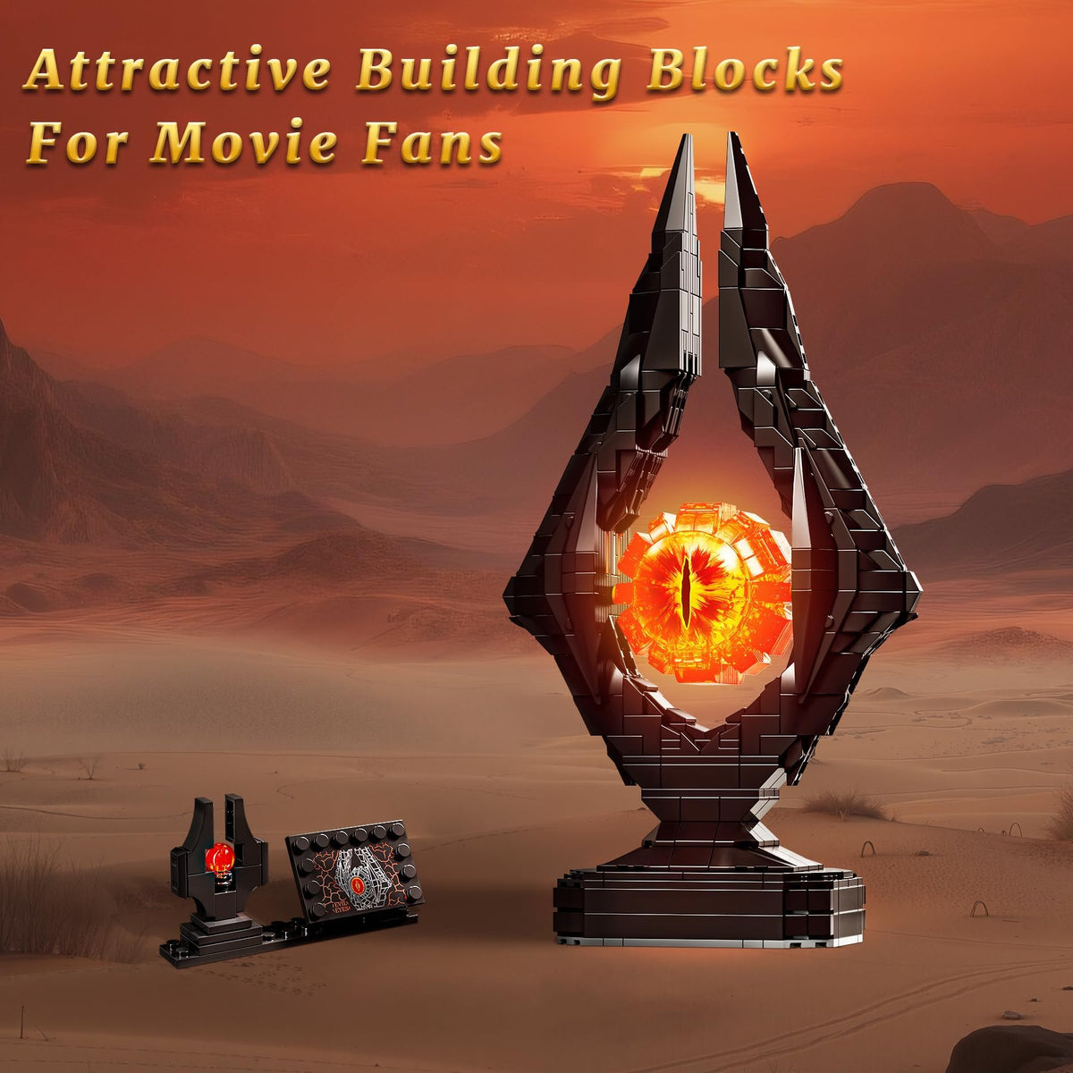 BeepZipp Eye Tower dramatic lighting close-up showcases dark fantasy detail.