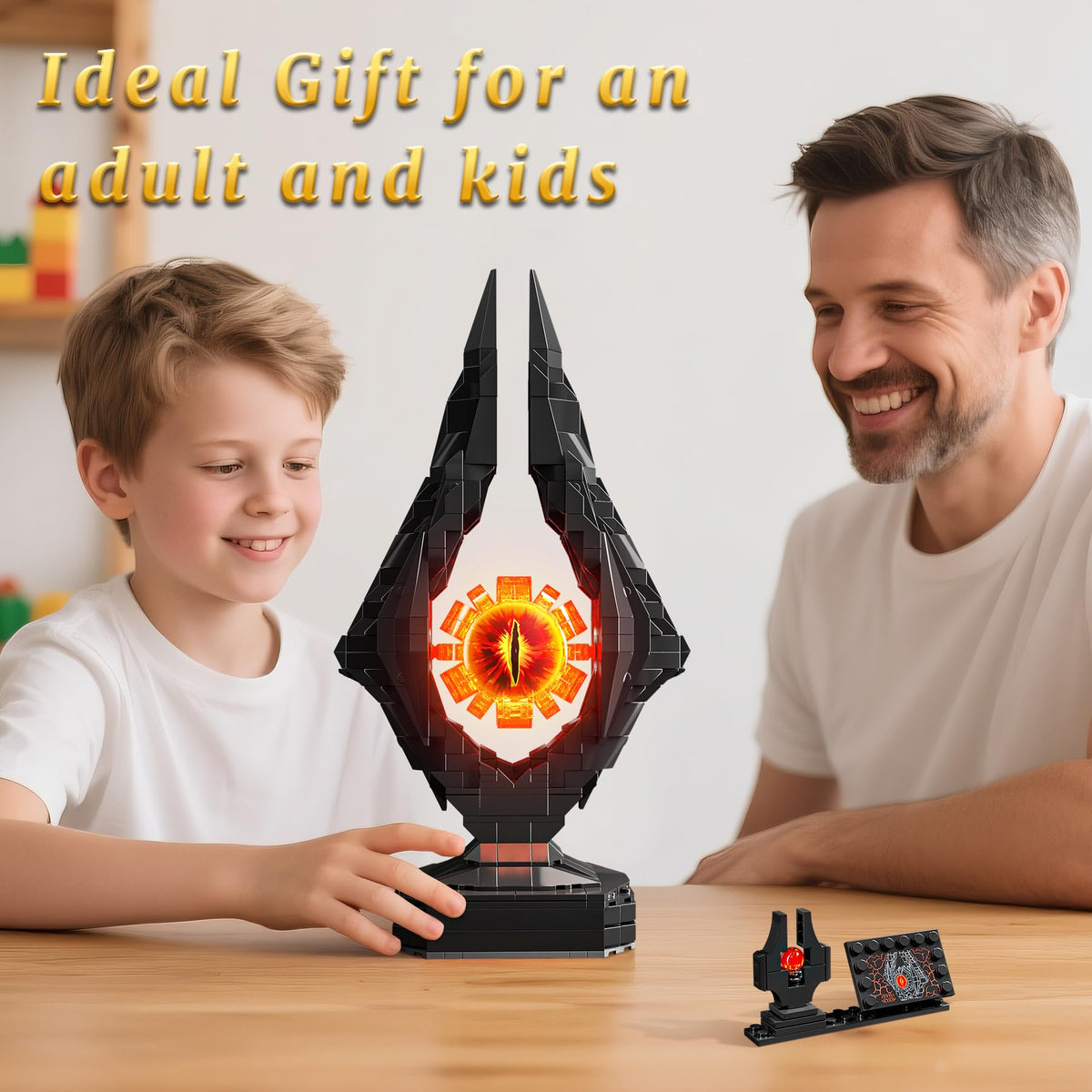 BeepZipp Eye Tower stands 12.7 inches tall for bold display on shelves.