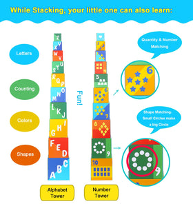 Beeqoo blocks with non-toxic inks and rounded edges for safe exploration.