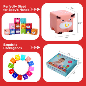 Beeqoo Blocks support hand-eye coordination through color and animal shapes.