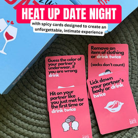 Beer Pressure Dizzy Date cards spread showcases easy prompts for couples