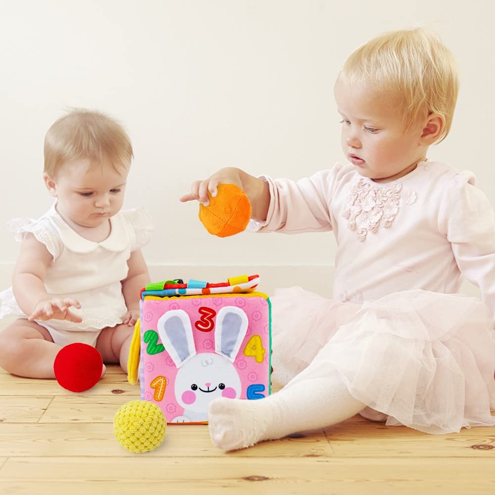Beetoy Sensory Busy Cube textured balls offer varied tactile experiences
