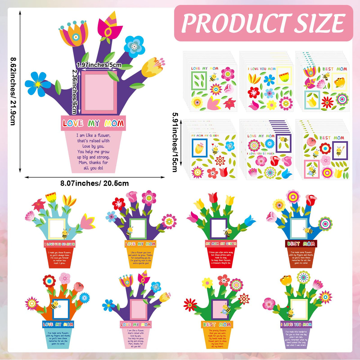 Beeveer DIY Mother's Day photo frame enabling creative, kid-friendly crafting.